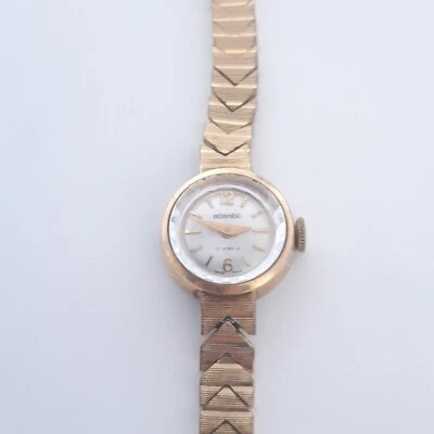 Atlantic Gold Filled Incabloc 17 Jewels Wrist Watch 2638 Swiss Ladies - Image 1 of 4