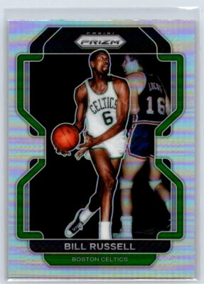 2021-22 Panini Prizm Bill Russell #254 plata Boston Celtics Foto 1 de 2