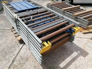 20lfm Rollbahn Palettenregal Durchlaufregal 4x Entladerollbahn 4x Rollbahnverlä. - Bild 1 von 9