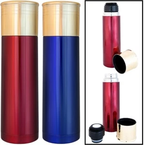 NEU KombatUK Cartridge Bullet Edelstahl isoliert Druckknopf Flachmann 750ml - Bild 1 von 5