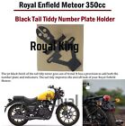 Black "Tail Tidy Number Plate Holder" Fit For Royal Enfield Meteor 350