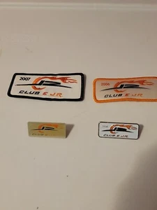 J2 Fan Club E Jr Dale Earnhardt 2006 2007 Lot of 4 . 2 patches,  2 pins  - Picture 1 of 5