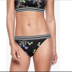 Athleta Damen Bademode Badeanzug Unterteil Gold Coast Floral gebändert Größe Large - Bild 1 von 9