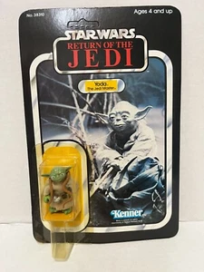 FACTORY ERROR! STAR WARS ROTJ YODA 65-A BACK PAC MAN EYES sealed moc kenner 1983 - Picture 1 of 13