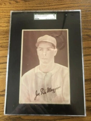 1939 Goudey Premiums R303-B Sepia Joe DiMaggio New York Yankees SGC 40 - Image 1 of 2