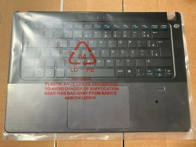 Dell Vostro 5470 Keyboard Palmrest Bezel Assy Portuguese Layout DXFPK - Image 1 of 2