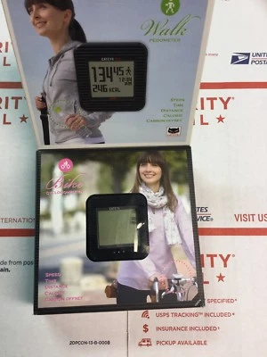 New Cateye Fit Bike & Walk CC-PD100 Black Wireless Cycle Computer / Pedometer - Image 1 of 2