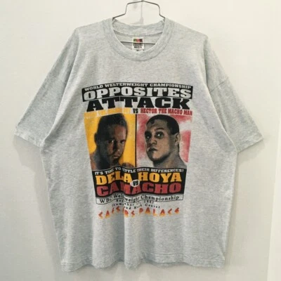 CAMISETA BOXEO CAMACHO VINTAGE AÑOS 90 CBC DELA HOYA 1997 TALLA XXL 2XL Foto 1 de 4