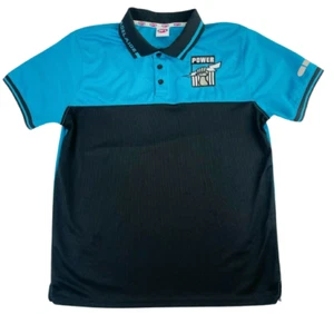 Port Adelaide Port Power AFL Polo Shirt Mens XL Vintage - Picture 1 of 8