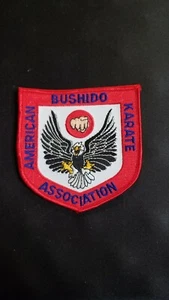 Rare American Bushido Karate Association Eagle Martial Arts  4 inch Patch  - Picture 1 of 2