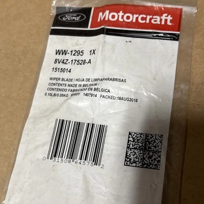 Limpiaparabrisas trasero de vidrio OEM FORD Focus 2015-2018 13" (330 mm) 8V4Z-17528-A Foto 1 de 4