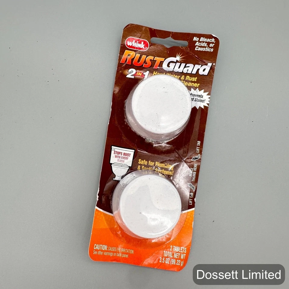 Whink Rust Guard 2-in-1 Toilet Bowl Cleaner Tablets, Hard Water & Rust Stains - Image 1 of 2
