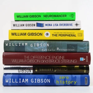 William Gibson - 7 Book Lot - Neuromancer, Mona Lisa Overdrive, Zero History...B - Imagen 1 de 9