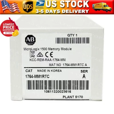 1764-MM1RTC Memory Module 1764MM1RTC NEW Sealed in Box US Free Tax - Image 1 of 4
