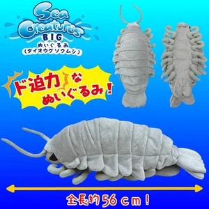 XL Size Sea Creature Giant Isopod Realistic Stuffed Plush Doll 56 cm - Picture 1 of 5
