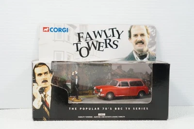 Corgi Fawlty Towers Austin 1300 Estate Basil Fawlty BBC Car Figure Set - Image 1 of 4