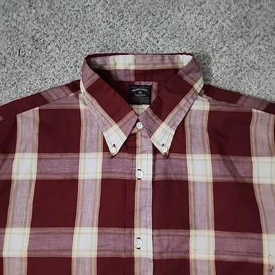 Camisa a Cuadros Retro Vintage Años 60 70 JcPennys Towncraft Penn-Press Talla Grande (A2) Foto 1 de 4