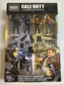 Mega Construx COD -Call Of Duty -SPECIAL FORCES vs SUBMARINERS GFW67 -105 Pcs - Picture 1 of 2