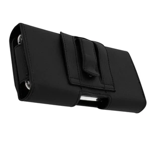 Custodia Cintura Smartphone 5.5 a 6 Protezione Attacco Clip/ Passante - Nero - Foto 1 di 5