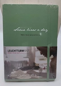 Some Lines A Day 5 Year Memory Book 365 Pages Sage Green Journal Diary Writing - Picture 1 of 2