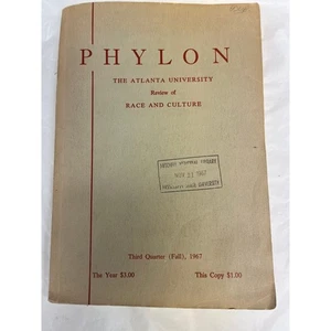 PHYLON The Atlanta University Review of Race and Cultures Third Quarter 1967 - Picture 1 of 16