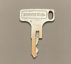 Honda Motorcycle Single Groove OEM Factory Pre-Cut Key H1013-H2320 H-T - Picture 1 of 2