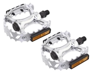 ALTALINE BICYCLE PEDALS VP-747 ALLOY CHROME COMPATIBLE 1/2 CRANK. - Picture 1 of 1