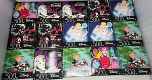 Lot of 15 Disney 500 Piece 11" x 14" Jigsaw Puzzle - villians sleeping beauty - Picture 1 of 5