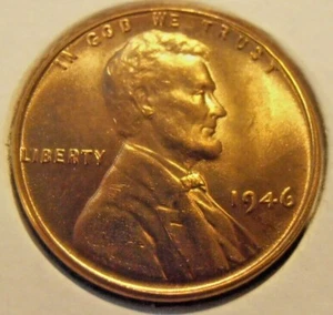 1946 P LINCOLN CENT - Better quality BU (46PPQ2) - Picture 1 of 3
