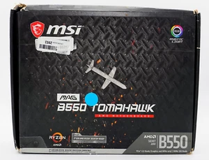 UNTESTED FOR PARTS - MSI B550 Tomahawk Max Socket AM4 AMD ATX DDR4 Motherboard - Picture 1 of 8