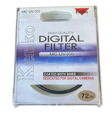 Kenko High Quality DIGITAL CAMERA FILTER MC UV (0) 72 mm Coated Both Sides NEW - Image 1 of 4