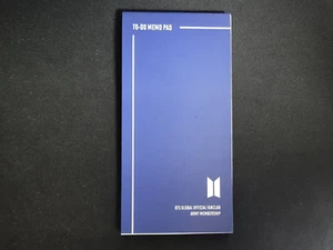 BTS GLOBAL OFFICIAL FANCLUB ARMY MEMBERSHIP KIT TO-DO MEMO PAD Preowned kpop - Picture 1 of 2