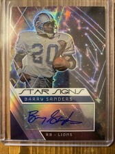 NFL 2022 Panini Phoenix Barry Sanders SS-BS Star Signs Auto SSP