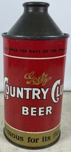 Vintage 1950's Hp Cone Top Can Goetz Country Club Beer Old St Joe St Joseph, MO - Picture 1 of 7