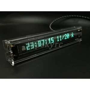 VFD Clock Flip Clock Timing Reminder Brightness Adjustment w/ Acrylic Shell - Picture 1 of 3