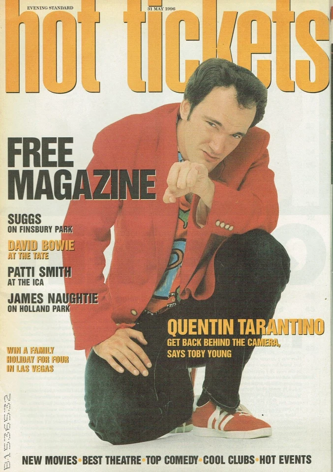 Hot Tickets QUENTIN TARANTINO MADNESS DAVID BOWIE PATTI SMITH JAMES NAUGHTIE - Image 1 of 1