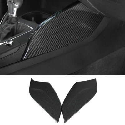 Consola de fibra de carbono ABS cambio de marchas ambos lados ajuste para Audi A3 S3 2014-2020 Foto 1 de 4