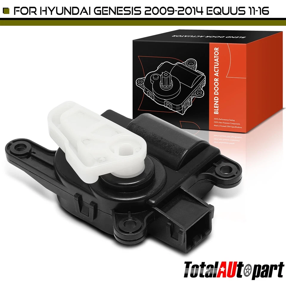 New HVAC Heater Blend Door Actuator for Hyundai Genesis 2009-2014 Left Auxiliary - Image 1 of 4
