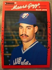 1990 Donruss Mauro Gozzo Baseball Card Rookie (RC) #655 Pitcher High Grade