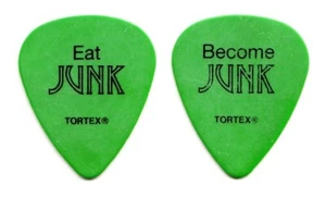 A Perfect Circle Matt McJunkins Eat Junk Green Guitar Pick - 2018 Tour - Picture 1 of 1