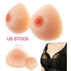 Silicone Breast Forms Mastectomy Crossdresser Triangle Fake Boobs Inserts 1 Pair