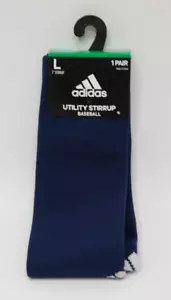 Adidas Baseball Steigbügel Herren Größe L 7" Nylon Utility Steigbügel Socken Team Navy - Bild 1 von 2