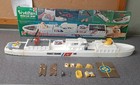 VINTAGE MATTEL VERTIBIRD RESCUE SHIP  COAST GUARD BOXED FLYS ONLY BACKWARDS NICE