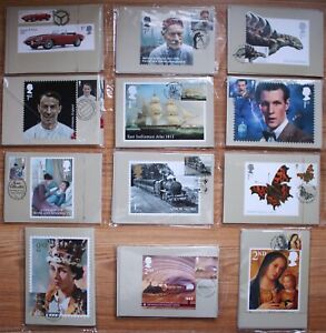 2013 DIFFERENT PHQ CARD SETS VARIOUS RELATED FRONT HANDSTAMPS. SOLD INDIVIDUALLY