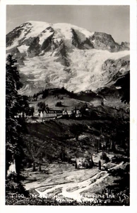 POSTAL RPPC PARADISE INN RANIER PARQUE NACIONAL WASHINGTON - Imagen 1 de 2