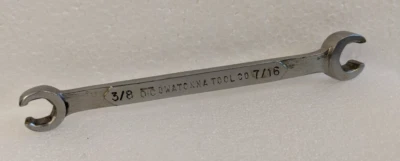 Llave de tuerca acampanada de colección OWATONNNA TOOL CO - CS-1214 7/16" x 3/8" desplazada EE. UU. Foto 1 de 4