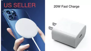 20W Charger Wireless Mag Safe Magnetic Fast Charging For iPhone12 Pro Max Mini - Picture 1 of 17