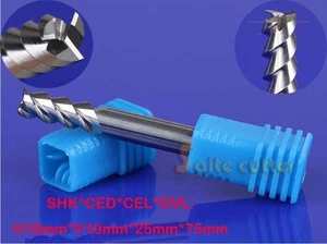 Tres flautas HSS aluminio cobre extremo molino broca CNC 55 HRC 10*25 - Imagen 1 de 1