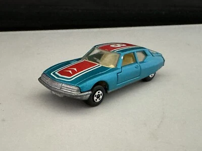 Vintage 1971 Matchbox Superfast #51 Diecast 1/64 Blue Red Stripe #8 Citroen S.M. - Image 1 of 4