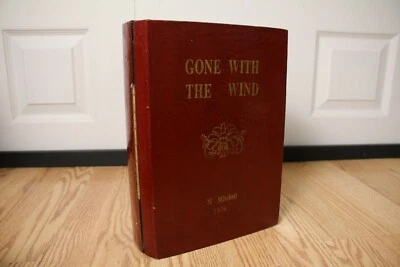 Gone With The Wind Large 12" Book Secret Compartment Storage Hollow Box Hidden - Image 1 of 4